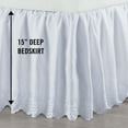 Martex Eyelet King White Bed Skirt, King
