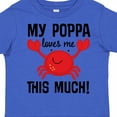 thumbnail image 4 of Inktastic My Poppa Loves Me Childs Crab Boys or Girls Toddler T-Shirt, 4 of 5
