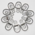 thumbnail image 4 of 10 Pack Anneaux de Fixation en D, Anneaux de Fixation en Acier Inoxydable 1/4, 4 of 5