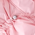 thumbnail image 3 of Winter Anime Sanrio Y2K Hellokittys Kuromi Girls Down Clothes Long Fur Hooded Cotton Padded Jacket Warm Slimwaist Kids Outerwear, 3 of 5