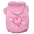 thumbnail image 3 of Pet Dog  Cat Hoodie Screen Printed, "XOXO", 3 of 10