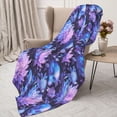 thumbnail image 3 of Sikiie White Skull Flower Cozy Flannel Fleece Throw Blanket: Lightweight & Thick for All Seasons - Perfect for Women, Men, & Kids"60"x50", 3 of 6