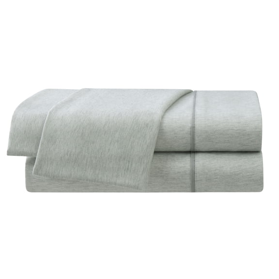 Martex Arcadia Heather Herringbone Sheet Set, King, Gray