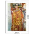 thumbnail image 5 of Art.com Hygeia Art Print by Gustav Klimt, White Frame Wall Art, 21" x 29", 5 of 5