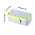 thumbnail image 3 of Juego de Loncheras de Plástico para Niños y Adultos: Recipiente Portátil Apto para Microondas con Tenedor y Cuchara. Diseño a Prueba de Fugas para La Escuela, La Oficina o Comidas Al Aire Libre., 3 of 6