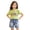 E280-Green, variant on hengsof Girls' Sparkling Butterfly Print Short Sleeve T-Shirt Denim Shorts Set, Casual Summer Two Piece Set, Short Sleeve Round Neck Top Elastic Waist Shorts Set, 0-6 Years Old