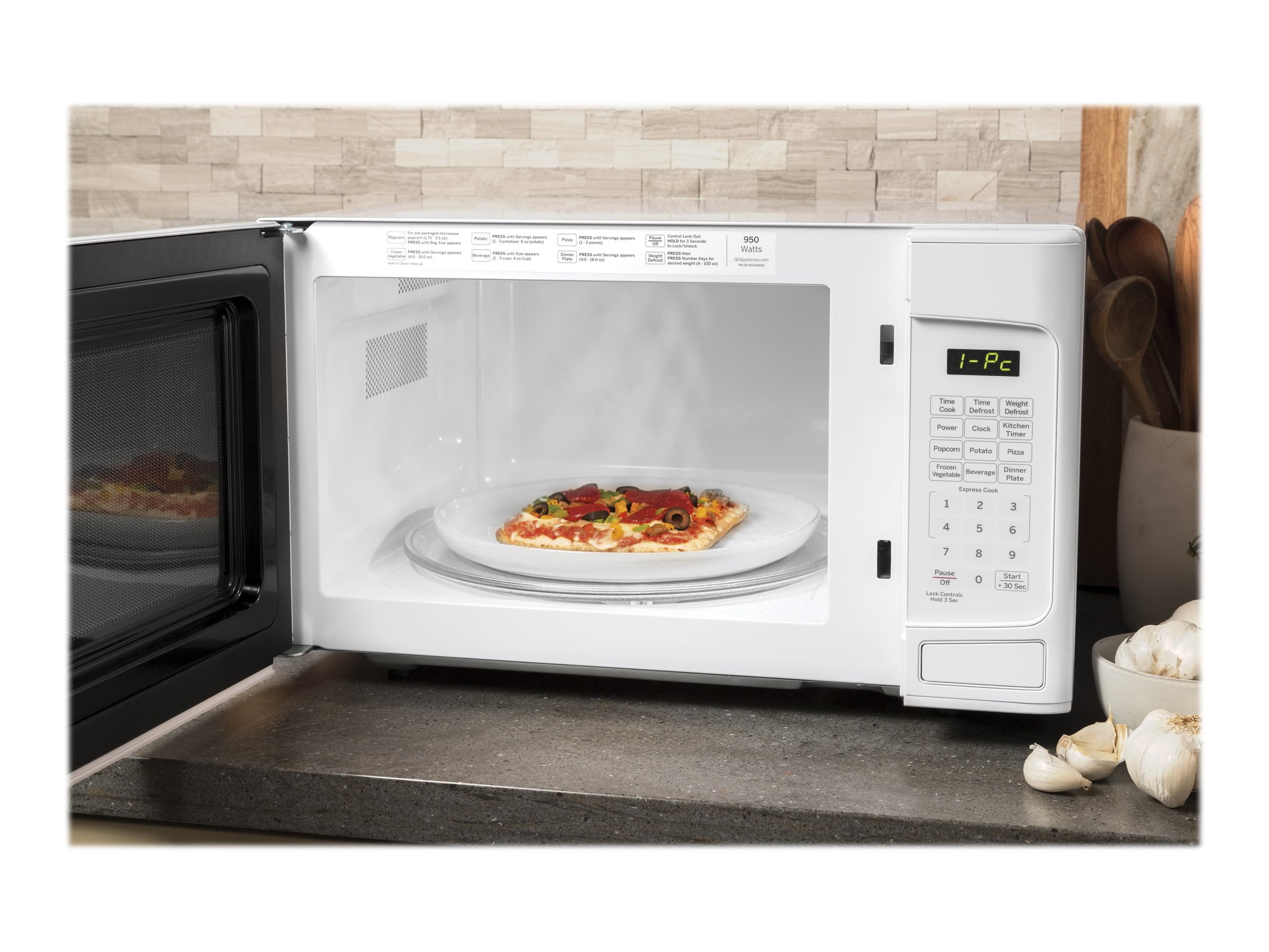 GE JES1142SJ 1.1 Cu. Ft. Capacity Countertop Microwave Oven FACTORY  REFURBISHED ONLY FOR USA