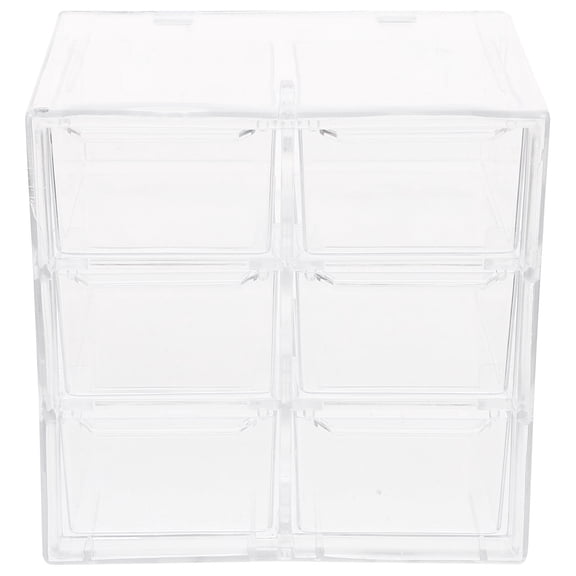 Homoyoyo PP Cosmetic Storage Organizer Box - Desktop Makeup and Skincare Holder for Beauty Accessories