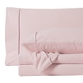 thumbnail image 5 of Sábanas de franela Sweet Home Collection Queen rosa pálido, 5 of 5