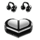 thumbnail image 1 of Audífonos Bluetooth Clip Mini Corazón, Audífonos con Micrófono, Audífonos para el Gym Xtellar negro, 1 of 4