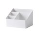 thumbnail image 1 of Caja de almacenamiento de escritorio, organizador de bolígrafos, ahorro de espacio, cosméticos de plástico, papelería de oficina, artículos Almacenamiento y organización del hogar Blanco L Monstrate HA082284-01, 1 of 6
