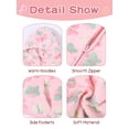 thumbnail image 3 of Usaibhir Toddler Baby Girls Fall Clothes Fleece Jackets Hooded Zip Up Cute Prints Fuzzy Coats Size 12M-6T, 3 of 13