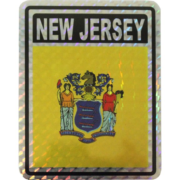 New Jersey Reflective Decal