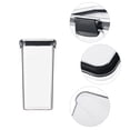 thumbnail image 4 of Airtight Food Storage Containers with Lids, Kitchen and Pantry Organization Canisters with Lids, Plastic Storage Canisters, Plastic Leak-proof Jars for Cereal, Flour, Sugar, 4 of 9