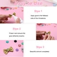 thumbnail image 3 of Uxcell 60 Pcs Rhinestone Flat Back Faux Druzy Crystal Diamonds Resin Embellishments Trims Beads for Jewelry Making Crafts, Dark Pink, 3 of 7