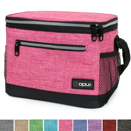 Insulated Transport Tote OPUX Premium Lunch Box, Insulated Lunch Bag for Men Women Adult | Durable School Lunch Pail for Boys, Girls, Kids | Soft Leakproof Medium Lunch Cooler Tote for Work Office | Fits 8 Cans ()