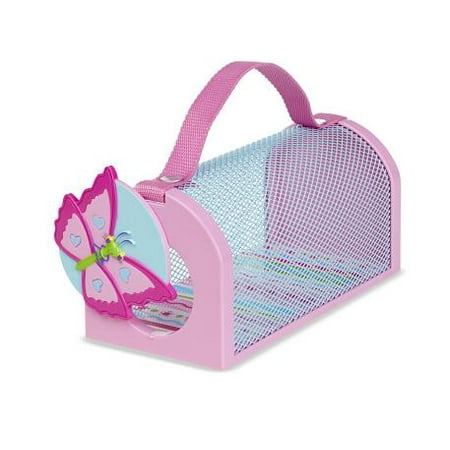 Butterfly House Kit Melissa & Doug Sunny Patch Cutie Pie Butterfly Bug House Toy With Carrying Handle and Easy-Access Door ()