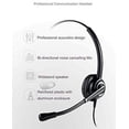 thumbnail image 4 of Cisco Phone Headsets for Office Phones - Binaural Call Center HD Telephone Headset with Microphone for Landline Phones - Corded Desk Phone Headset with RJ9 Adapter - Compatible with Cisco IP Phone, 4 of 6