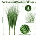Tigeen 18 Pcs Artificial Plants Tall Onion Grass 33 Inch Greenery UV