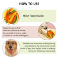 thumbnail image 3 of Snuffle Ball, Pet Snuffle Mat Para Perro Sniff Ball Rompecabezas Interactivo Juguetes Dog Nosework Feeding Mat Dispensador De Golosinas Para Entrenamiento De Olores Comer Lentamente Alivio Del Estrés Muyoka Hogar, 3 of 7