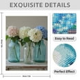 thumbnail image 3 of Diamond Art Kit for Adults, Pastel Hydrangeas Mason Jars Display Diamond Painting for Adults Beginners, DIY Diamond Art Painting Kits, 5D Diamond Painting Crafts for Home Decor 12x16 Frameless, 3 of 7