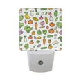 thumbnail image 6 of Yayeee LED Night Light for The Home Plug in With Light Sensors 2 Pack, Green Vegetables Pattern, 6 of 6