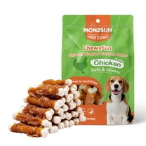 MON2SUN Chicken Wrapped Calcium Bones Small Dog Treats, 10.1 oz