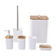 thumbnail image 1 of Juego de 6 accesorios de baño, dispensador de jabón, soporte para cepillo de dientes, jabonera para Cuadrado, 1 of 9