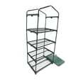 thumbnail image 7 of Mini 4-Tier Greenhouse for Indoor or Outdoor Gardens―65”x27.5”x19.5”―Sturdy Portable Gardening Shelves with Reinforced Polyethylene Cover―Roll-up Zipper Door―Small Green House for Plants and Flowers, 7 of 7