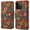 Chrysanthemum, variant on for Samsung Galaxy S26 Cork Wood Phone Case Retro Colorful Floral Folio Flip Magneitc Cover, Inner Layer Suede Leather, with ID Credit Card Holder Cash Slot, Kickstand Support