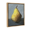 thumbnail image 4 of Stupell Industries Abstract Shadowed Pear Food & Beverage Painting Brown Floater Framed Canvas Art Print Wall Art, 17 x 21, 4 of 10
