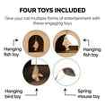 thumbnail image 2 of Furhaven Townhouse Multi-Level Cat Scratcher Hideout w/ Catnip - Cardboard Brown, One Size Townhouse Playground One Size Corrugated Scratcher, 2 of 8