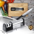thumbnail image 4 of Zulay Kitchen Aiguiseur de Couteau avec Gant - 2 Étapes, 4 of 6