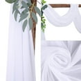 thumbnail image 2 of Wedding Arch Drapery Curtains In The Background Chiffon Fabric Shade Cloth Party Monolithic Wedding Decoration, 2 of 9