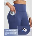 thumbnail image 4 of baleaf Women's Fleece Lined Leggings Thermal Tights Navy Blue S, 4 of 7
