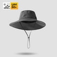 thumbnail image 2 of ZQUUVOU Sun Hat for Men Women Fishing Hat Unisex Adjustable Sun Protection Hiking Waterproof Windproof Outdoor Camping Sun Hat Gray, 2 of 5