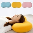 thumbnail image 1 of Cagogo under $5 3Pcs Neck Pillow, Cats Belly Pillow Neck Protection Pillow, Memory Foam Cervical Pillow For Sleep, Knitted Super Soft Pillow Core Support, Contour Pillow Head Neck Shoulder Support, 1 of 9