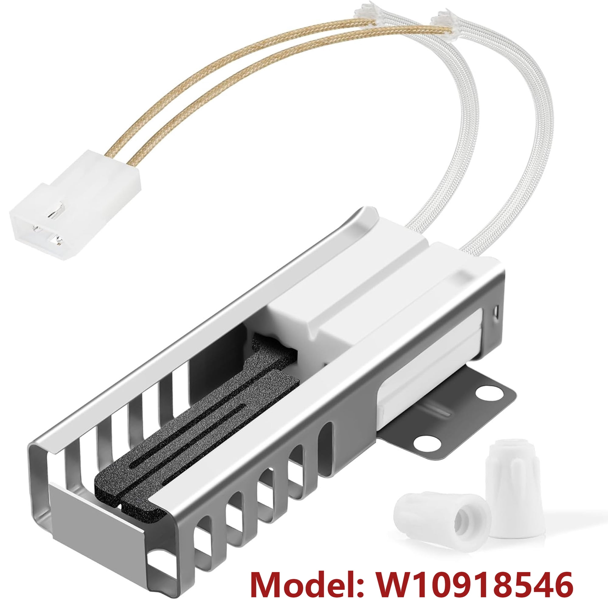 Gas Range Oven Igniter W10918546 for Whirlpool Amana Estate Magic Chef Roper Replaces AP6037202 PS11770066 EAP11770066 W10140611 3186491 W10918546VP