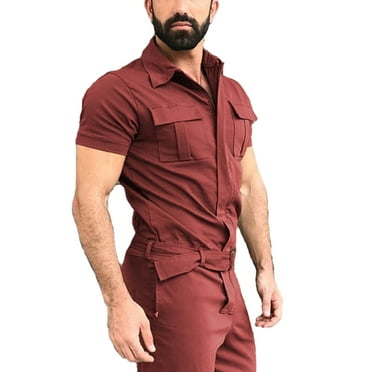 Men's Action Back Coverall - Charcoal main image 0