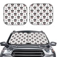 thumbnail image 2 of Saiise DOG IS WEARING PIRATE COSTUME for Foldable Car Sun Shades (2-Pack) Offer Sun Protection with an Easy-fold Design for Convenient Windshield Shading-Large, 2 of 6