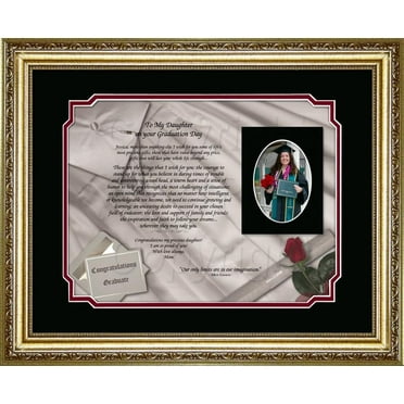 Personalized Graduation Name/Poem Gift (Picture Optional), Graduate Motivational Wall Art, Graduation gift for Her or Him, Personalized Graduation Gift, Graduation Gift for Daughter or Son