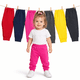 thumbnail image 1 of Paquete con 6 Pantalones Suaves para Bebé Niña combinación de colores fuertes, Baby Planet México, Talla 2 a 4 Años, 100% Algodón., 1 of 9