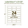 thumbnail image 6 of Avery EcoFriendly Rectangle Labels, 1" x 2-1/2", 600ct, 6 of 9