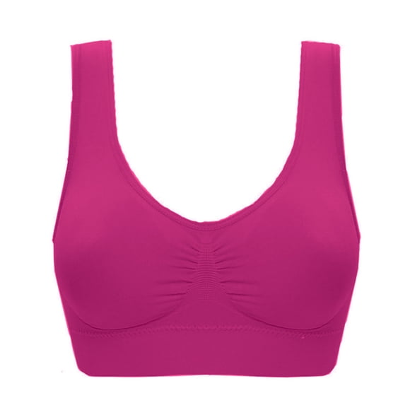 Timegard Soutiens-gorge Sans Coutures pour Femmes 2 Pcs Grande Taille Sans Armature Froncés Maintien Total Respirants Soutiens-Gorge de Nuit