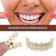 thumbnail image 4 of Smile Snap On False Teeth Upper Lower Dental Veneers Dentures Tooth Cover Setyj51-3, 4 of 5