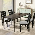 thumbnail image 4 of Costway Folding Chairs Set of 2 Modern Upholstered Chairs with Comfy Backrest & Padded Seat, 4 of 9
