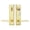 Gold-1 Pack, variant on Black 1 Pack Front Door Handle Set Entry Lever And Deadbolt Modern Square