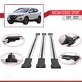 thumbnail image 4 of Compatible with Nissan Rogue Sport 2017-2022 FLY Model Car Roof Rack Cross Bar Grey Aluminium 3 Bars, 4 of 8