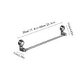 thumbnail image 3 of Lksixu Suction Cup Towel Bar, Removeable Vacuum Suction Stainless Steel Towel Holder, 12"-24" Extendable Heavy Duty Towel Rack Shower Door Adhesive Towel Rod Bath Accessories for Bathroom Kitchen, 3 of 7