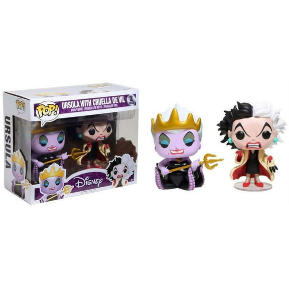 Funko POP! Disney Ursula with Cruella De Vil Vinyl Figure 2-Pack